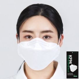 [The good] The Jo Eun Yellow Dust Mask (5 pieces, extra-large) Grade - KF94 White_Safe filtering, fine dust blocking, virus blocking, breathing convenience_Made in Korea